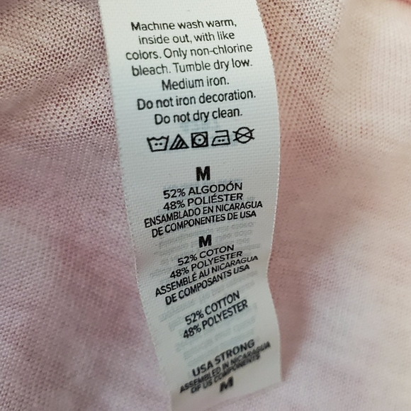 Bella Canvas Cotton Blend Burnout XO T Shirt - Picture 7 of 7